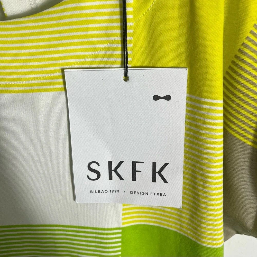SKFK‎ Iris Neon Checkered Maxi Shirt Dress